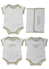 'My First Armani' Bodysuit Gift Set