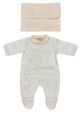 Pink White Peter Pan Collared Romper