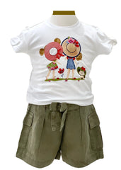 Dog Walkers Top and Short Set