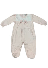 Pink White Checkered Babygrow