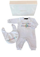 Rainbow Medusa Babygrow and Bib Set