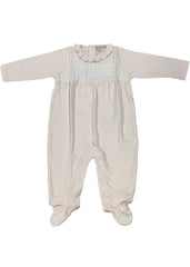 Pink Knit Style Babygrow