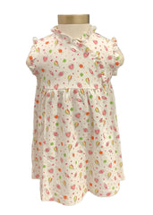 White Pink Green Candyland Dress