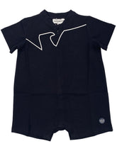 Navy Pique Eagle Logo Shortie