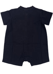 Navy Pique Eagle Logo Shortie