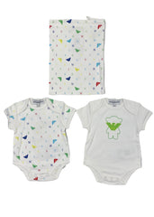 White Green Set of 2 pc Bodysuit