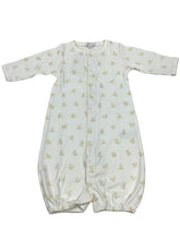 Print Hatchling and Convertible Hem Baby Gown