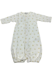 Print Hatchling and Convertible Hem Baby Gown