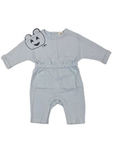 Garterized Waist 'Manga Bear' Romper Suit