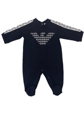 Armani Label on Sleeves and Eagle Logo Romper