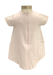 Pink Embroidered Bear Dress with Onesie