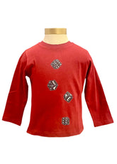 Dice Print Long Sleeve T-Shirt