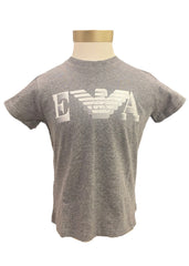 'EA' Eagle Logo Cotton T-Shirt