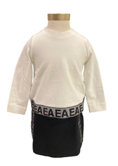 Long Sleeve Canvas Top and Skirt Set