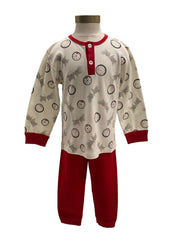 Vector Racing Flag & Speedometer Print Pyjamas