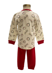 Vector Racing Flag & Speedometer Print Pyjamas