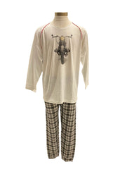 Big Bike Print Pyjamas