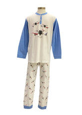 White Blue Red Drone's Game Sottocoperta Pyjamas