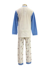 White Blue Red Drone's Game Sottocoperta Pyjamas