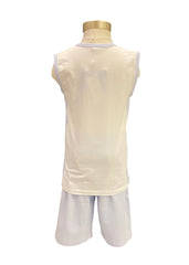 White Purple Giraffe & Fish Pyjamas