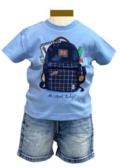 Backpack Design Top and Short Set