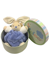 Blue Beige Indigo Rabbit Toy
