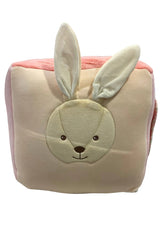 Pink Beige Orange Green Activity Cube Toy