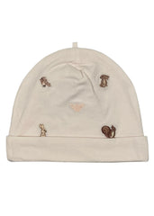 Squirrel Embroidered Beanie Hat