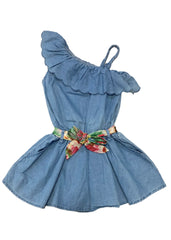 Washed Denim Jumpshort