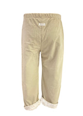 Beige White Pink Ecru Pants Trousers