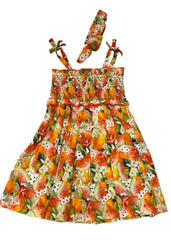 AOP Watermelon Flower Print Dress