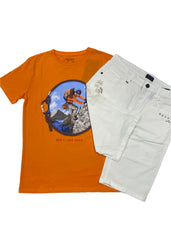 'Mountain Climbing' Design Top and Short Set