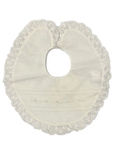 White Silene Lace Bib