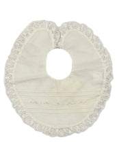 White Silene Lace Bib