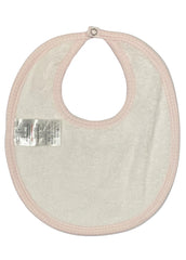 Pink White Gingham Bib