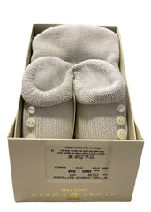 Button Design Bootie and Hat Set