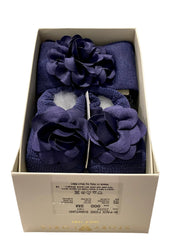 Shantung Flower Bootie and Headband Set