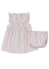 Kissy Kissy Pink White Dress