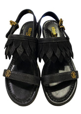 Black LUXOR AND GLOVE NERO Sandal