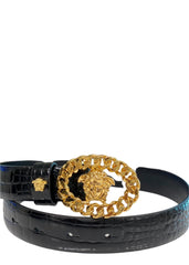 Golden Medusa Buckle Belt