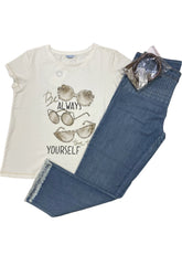 'Be Always True to Yourself' Top and Trouser Set