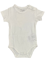 Micro Holes Short Sleeve Bodysuit