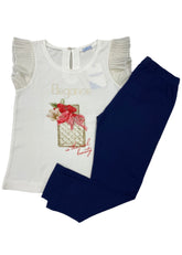 'Elegance' Studded Top and Leggings Set