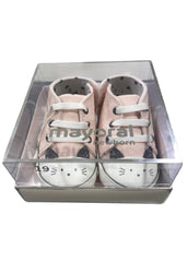 Hi-Top Cat Design Baby Sneakers