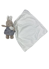 Baby Girl Mini Rabbit Doudou Polka Dots Comforter With Gift Box