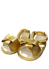 Golden Medusa Bow Sandals