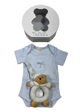 Nanan Bodysuit and Rattle Set with Gift Box