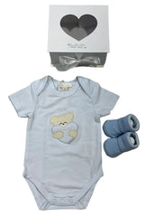 Bodysuit and Socks Set with Gift Box