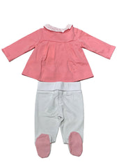 Heart Lolly Embroidered Top and Pants Set