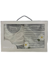 2pc White Flower Design Shorties